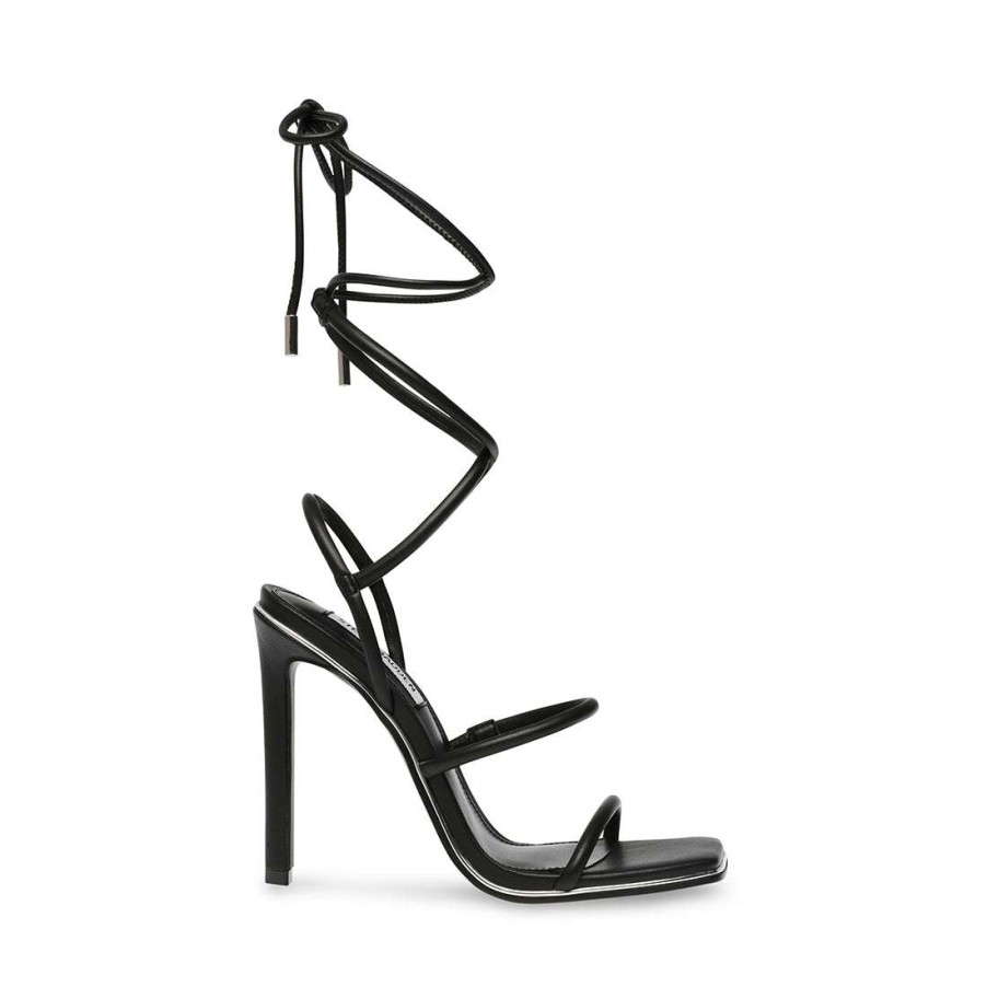 Heels * | Best Deal Stevemadden Unfold Black