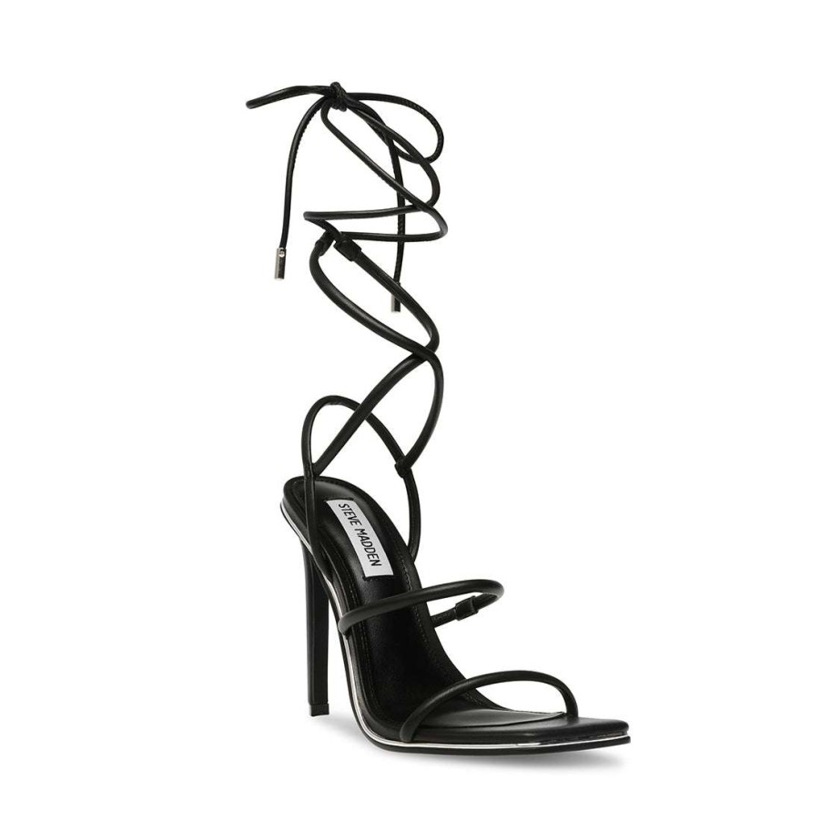 Heels * | Best Deal Stevemadden Unfold Black