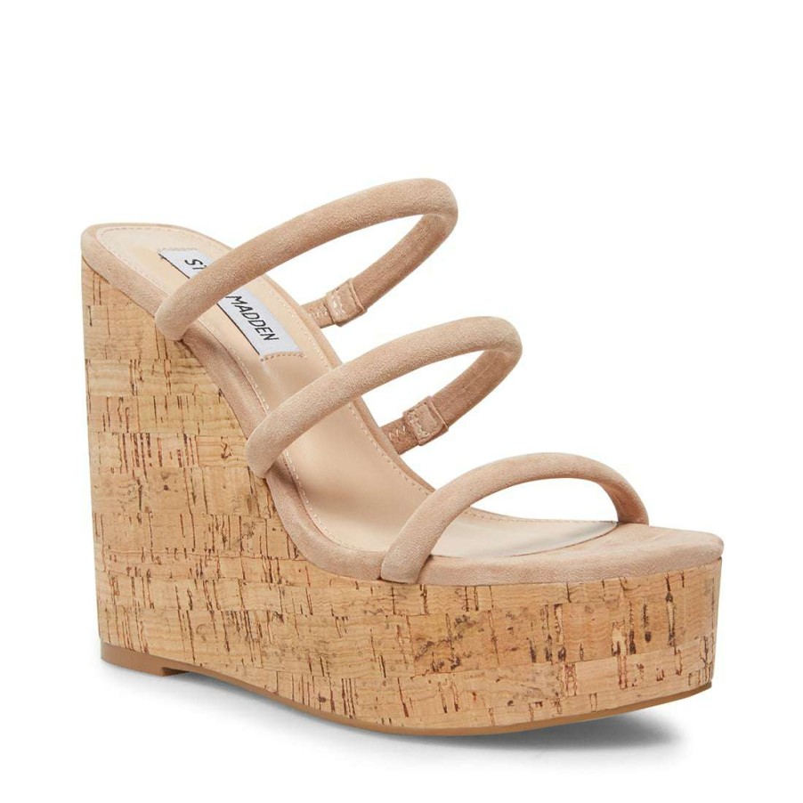 Platforms * | Hot Sale Recurate Summer Sm Rebooted Camel Suede