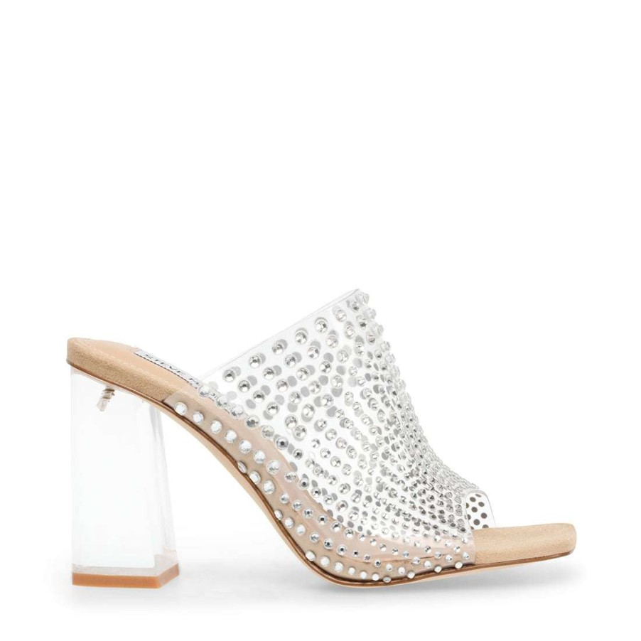 Heels * | Best Reviews Of Stevemadden Nicely Rhinestones