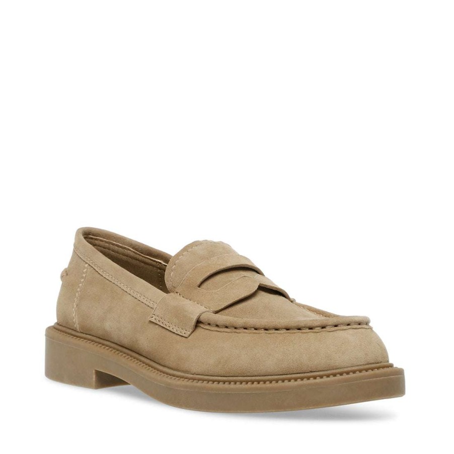 Loafers * | Best Sale Stevemadden Kallen Sand Suede