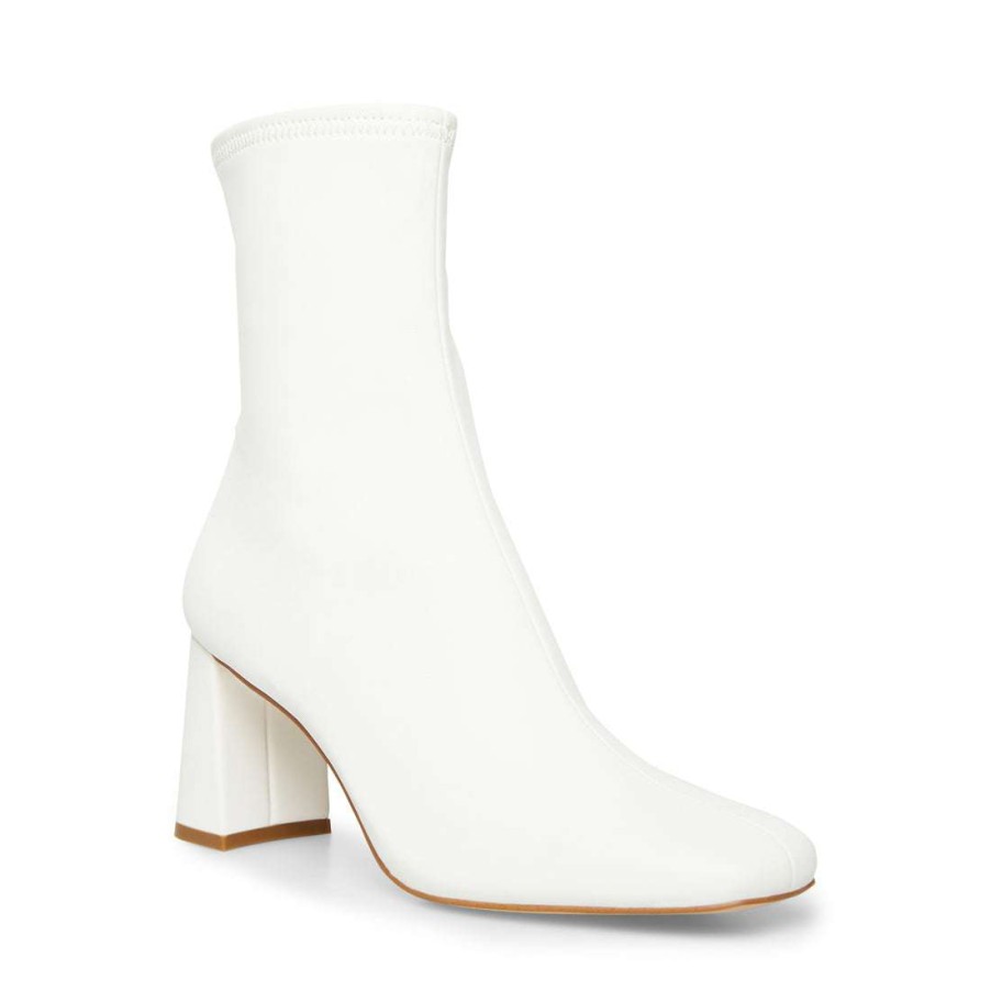 Booties * | Best Reviews Of Stevemadden Hush White