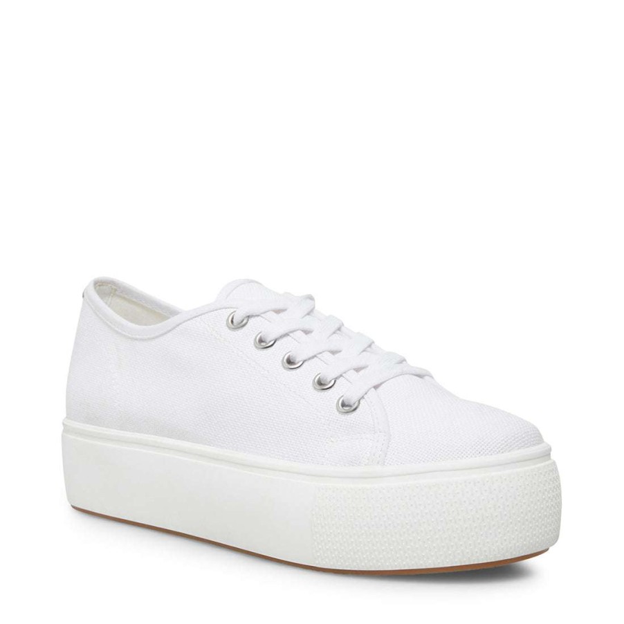 Platforms * | Best Deal Stevemadden Elore White