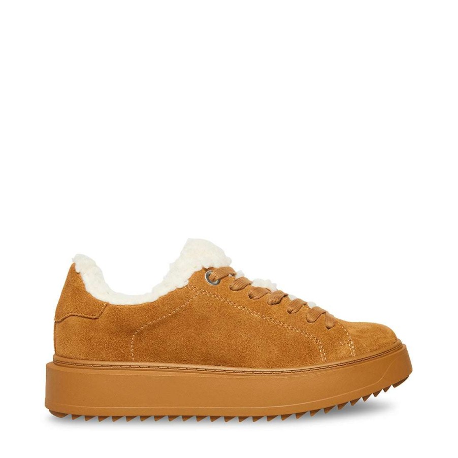 Sneakers * | Brand New Stevemadden Catcher-F Chestnut Suede