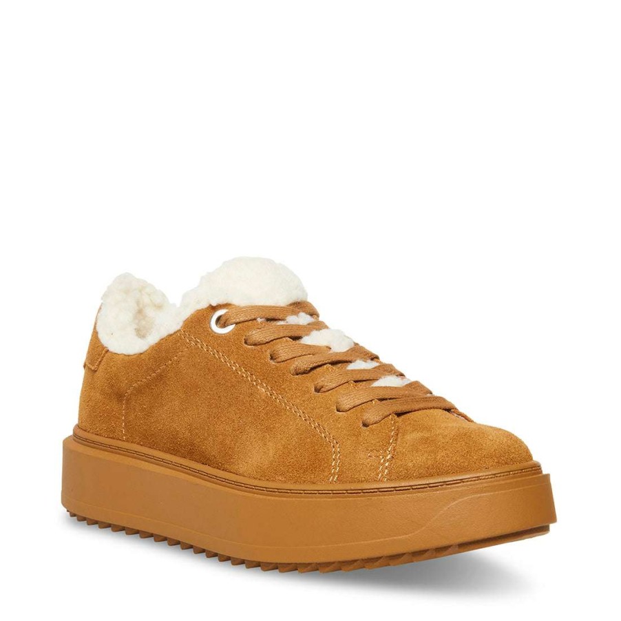 Sneakers * | Brand New Stevemadden Catcher-F Chestnut Suede