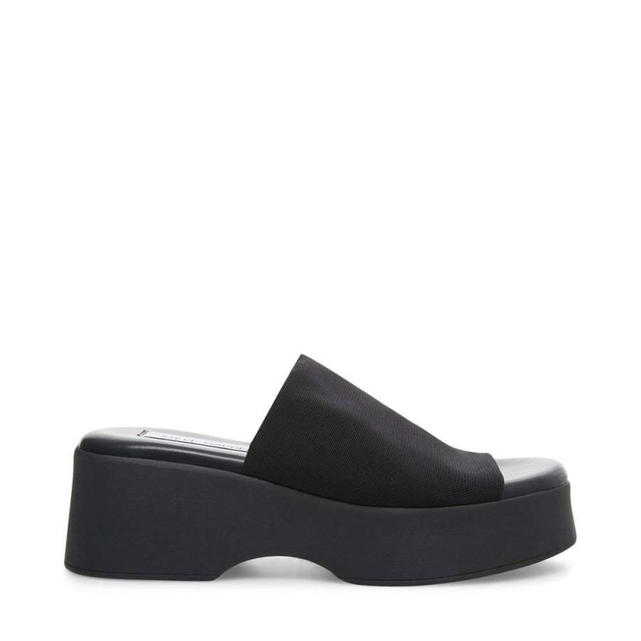 Sandals * | Flash Sale Stevemadden Slinky30 Black