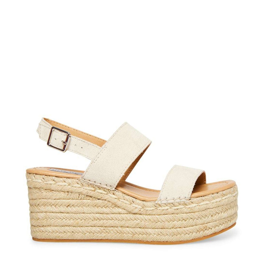 Platforms * | Best Pirce Recurate Bernadine Sm Rebooted Bone Suede