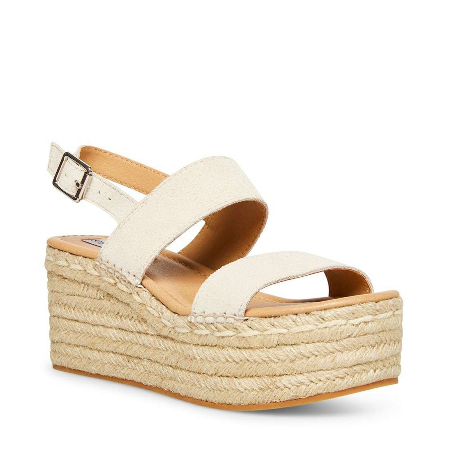 Platforms * | Best Pirce Recurate Bernadine Sm Rebooted Bone Suede