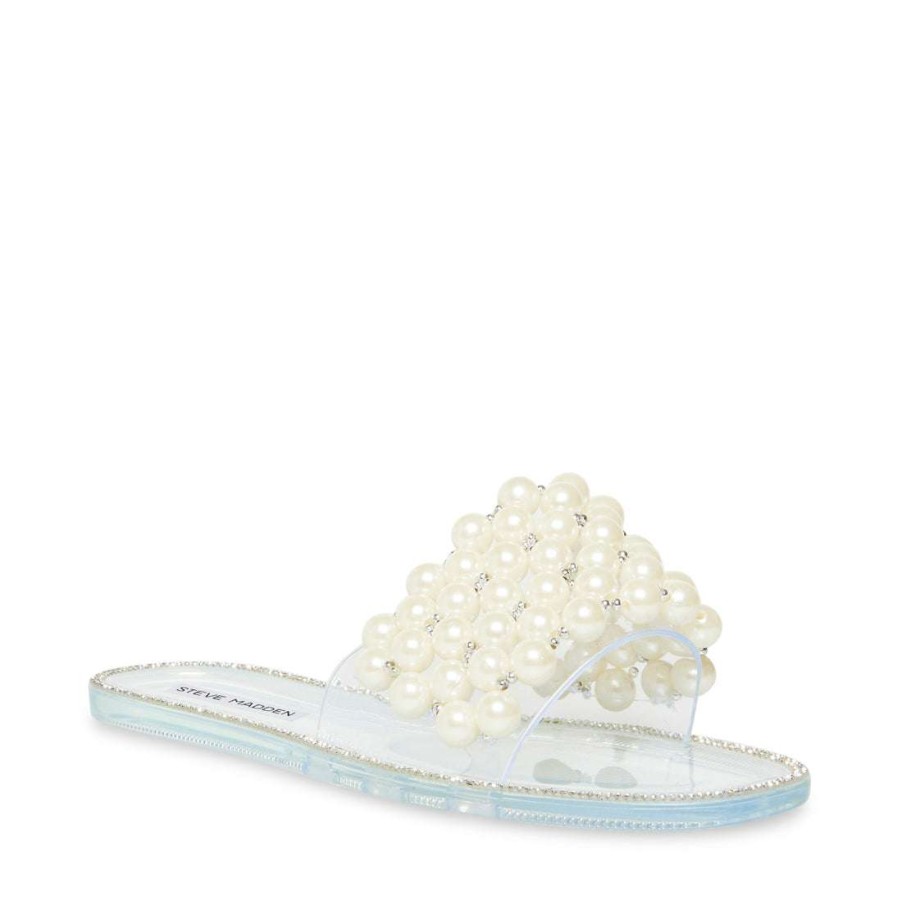 Sandals * | Deals Stevemadden Juliet Clear