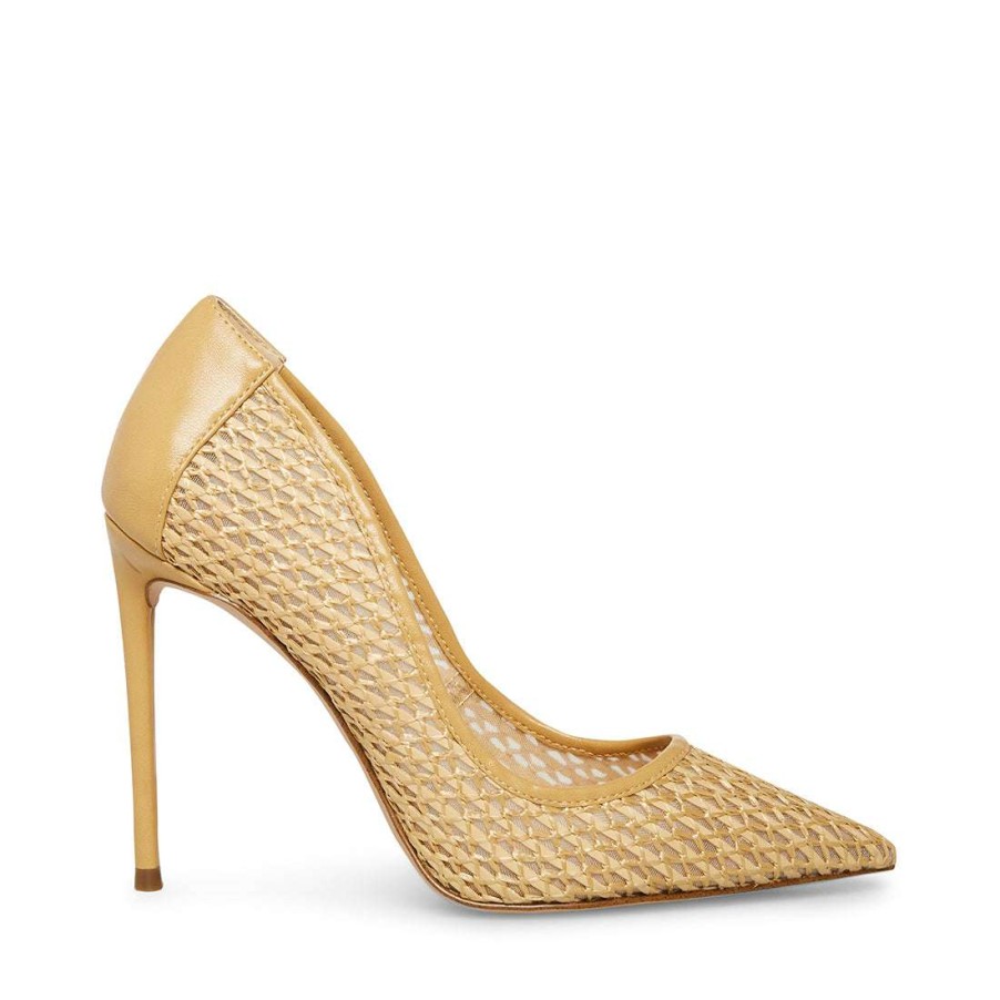 Heels * | Flash Sale Stevemadden Vala Natural Raffia