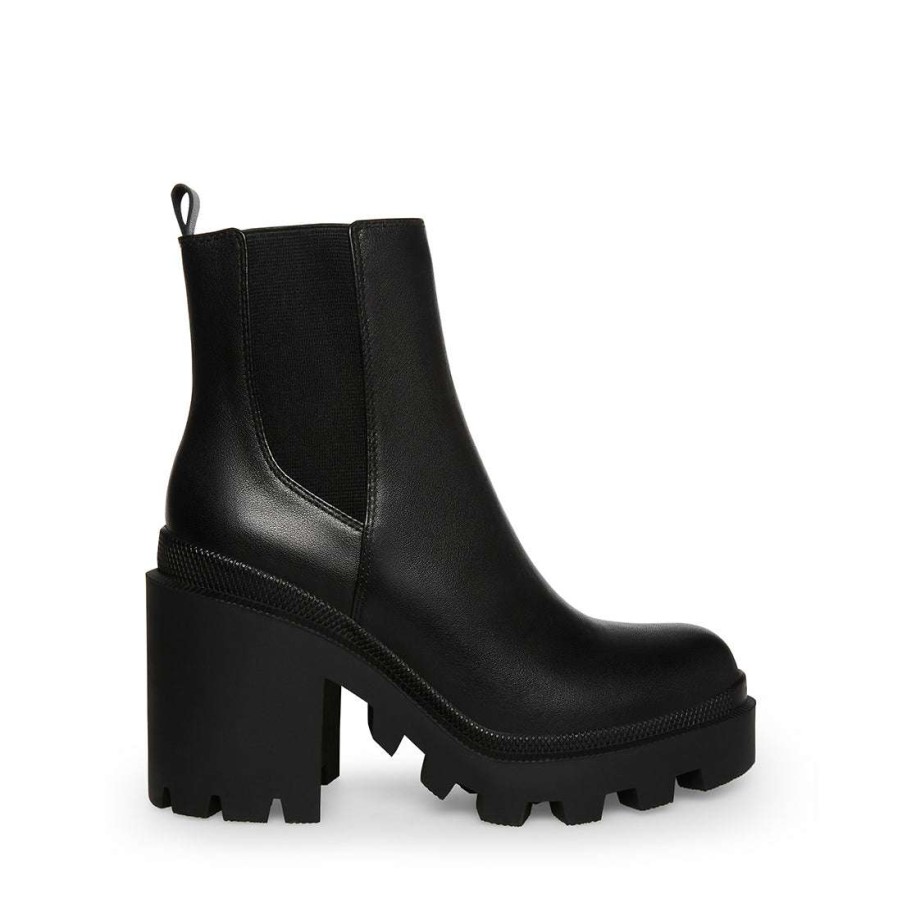 Platforms * | Coupon Stevemadden Roxie Black Leather