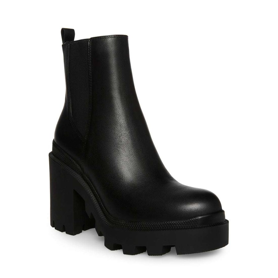 Platforms * | Coupon Stevemadden Roxie Black Leather