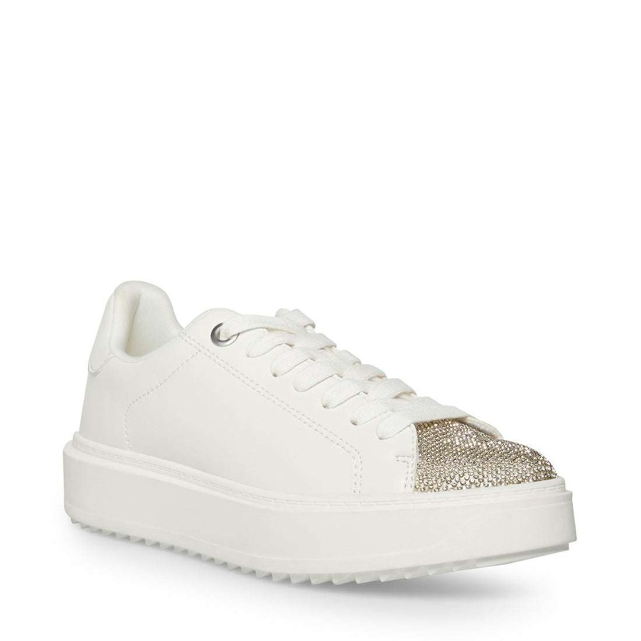 Sneakers * | Hot Sale Stevemadden Catcher-R White