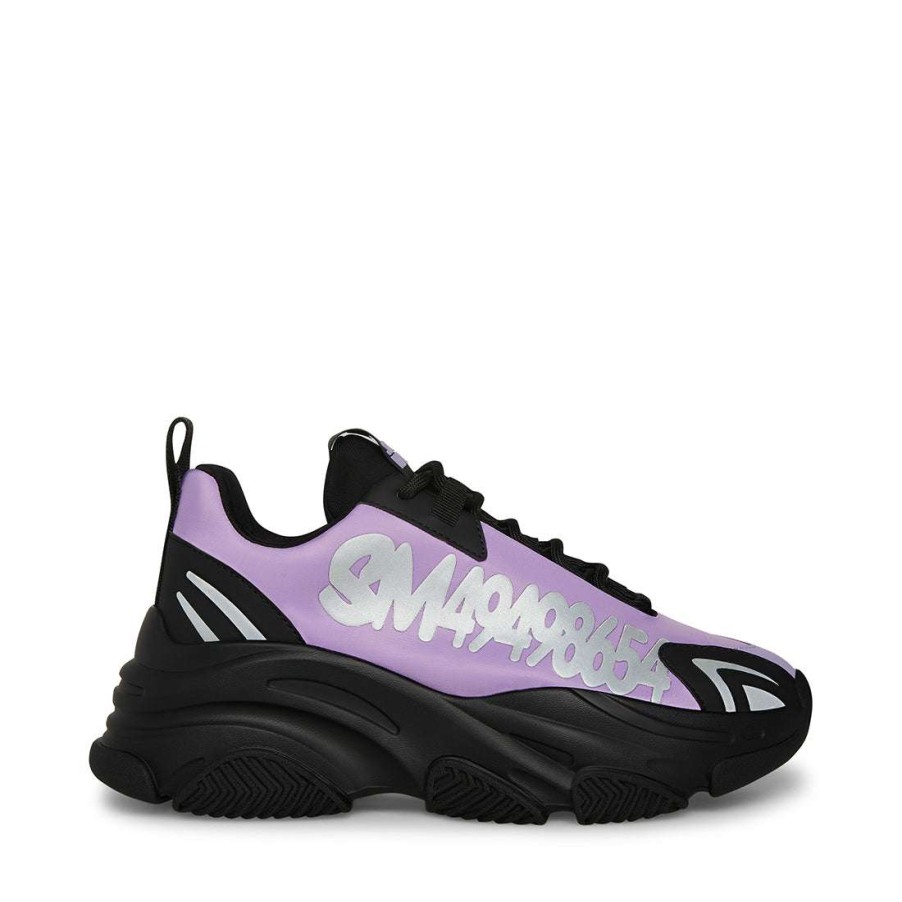 Platforms * | Top 10 Stevemadden Peak Black/Purple