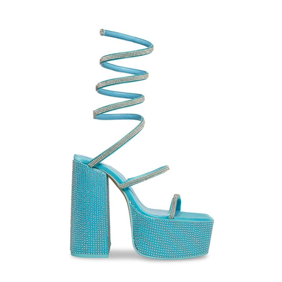 Heels * | Best Sale Stevemadden Campari Blue