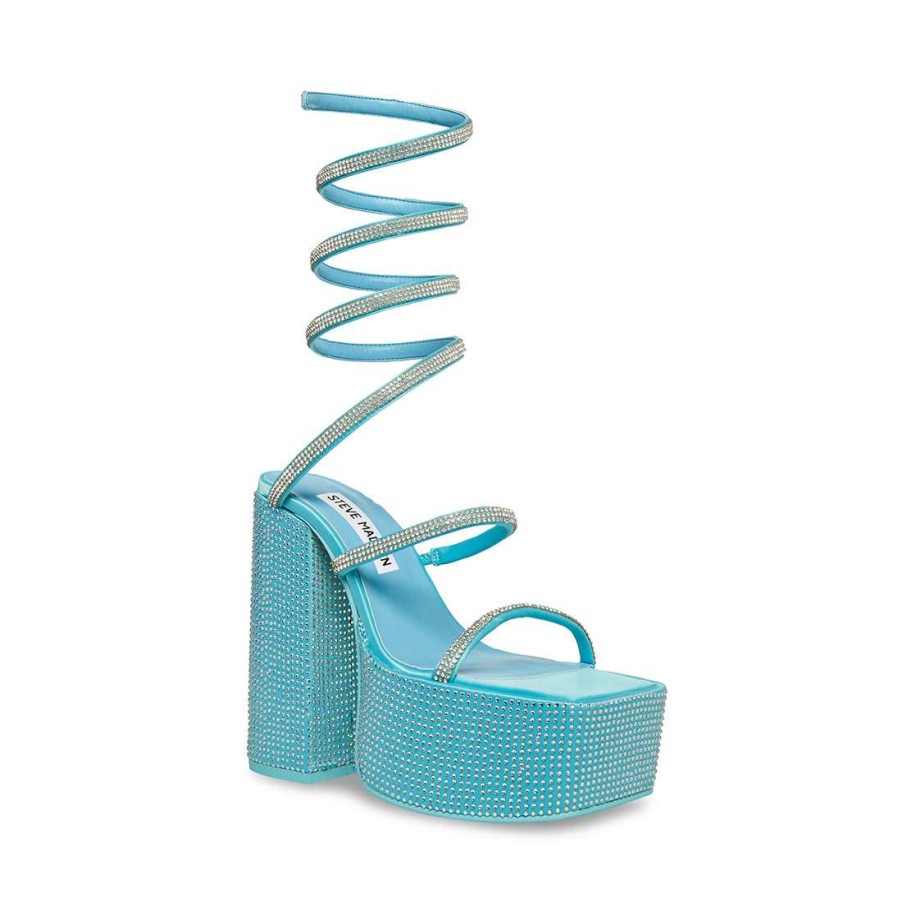 Heels * | Best Sale Stevemadden Campari Blue