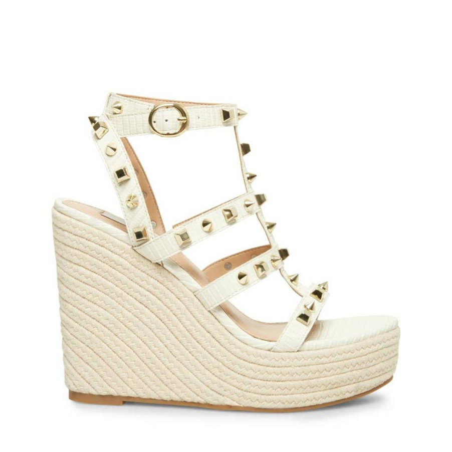 Sandals * | Promo Stevemadden Sallina White