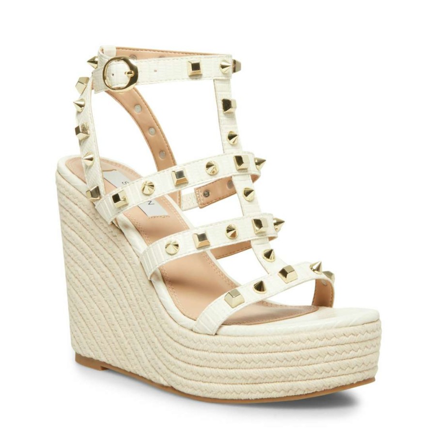 Sandals * | Promo Stevemadden Sallina White