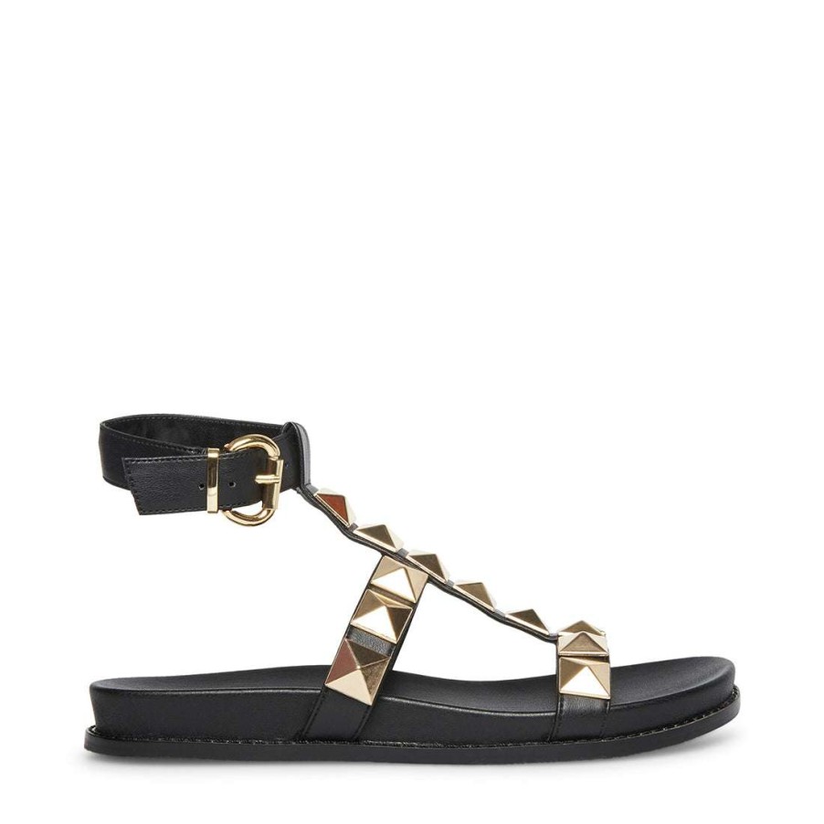 Sandals * | Outlet Stevemadden Daft Black