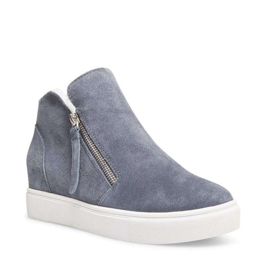 Sneakers * | Buy Stevemadden Caliber-F Grey Suede