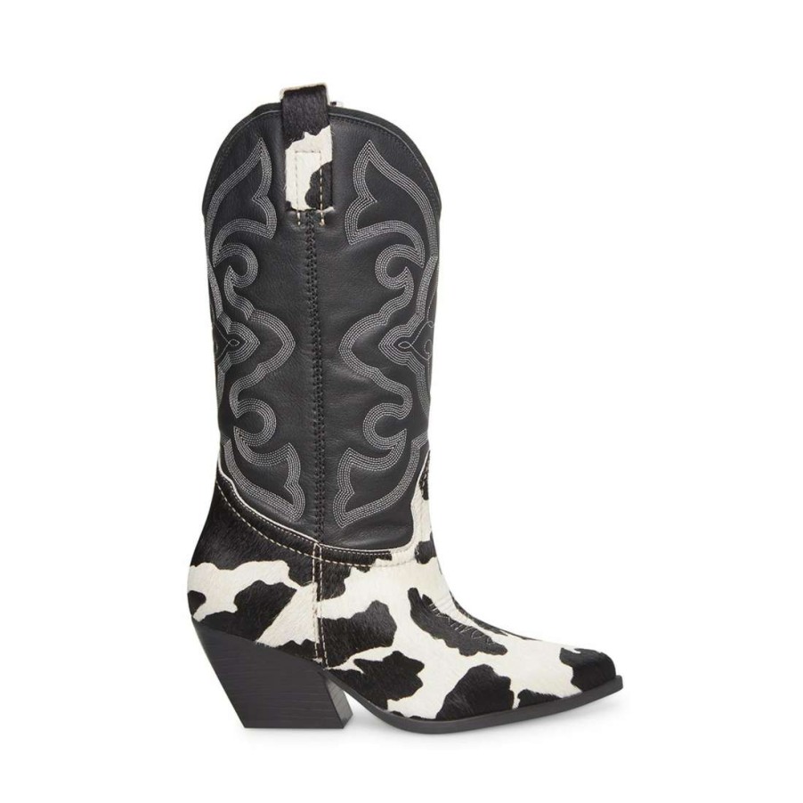 Boots * | Wholesale Stevemadden West Black/White