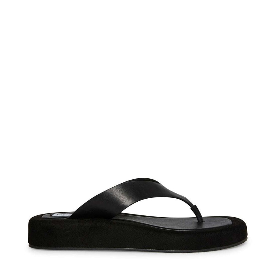 Sandals * | Best Deal Stevemadden Ellen Black