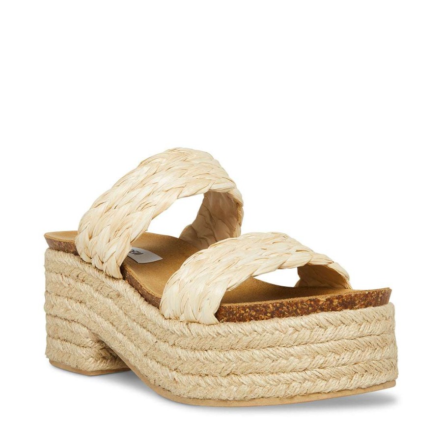 Sandals * | Discount Stevemadden Known Raffia