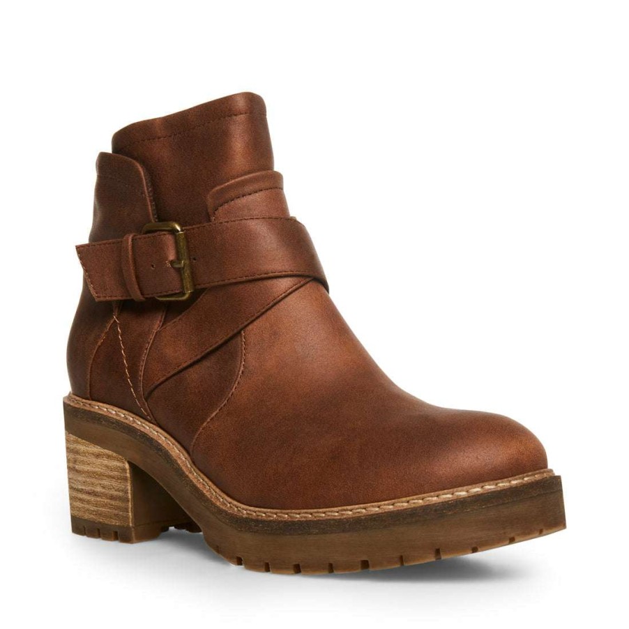 Booties * | Buy Recurate Vanessah Sm Rebooted Cognac