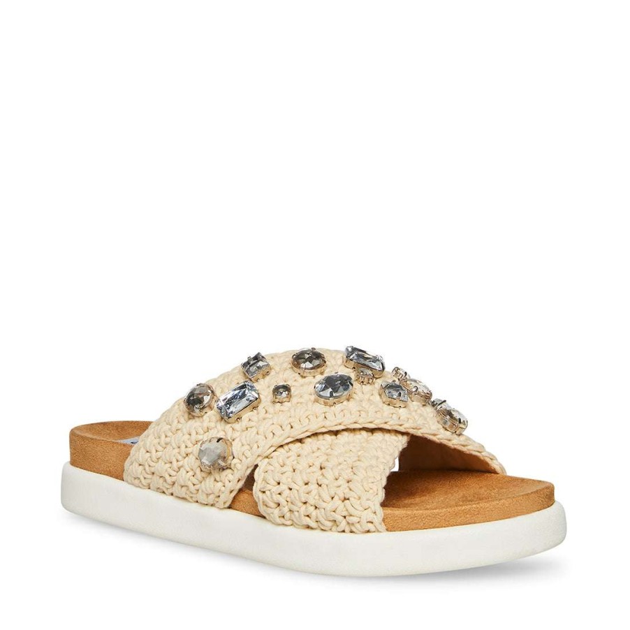 Sandals * | Deals Stevemadden Amandy Natural Multi