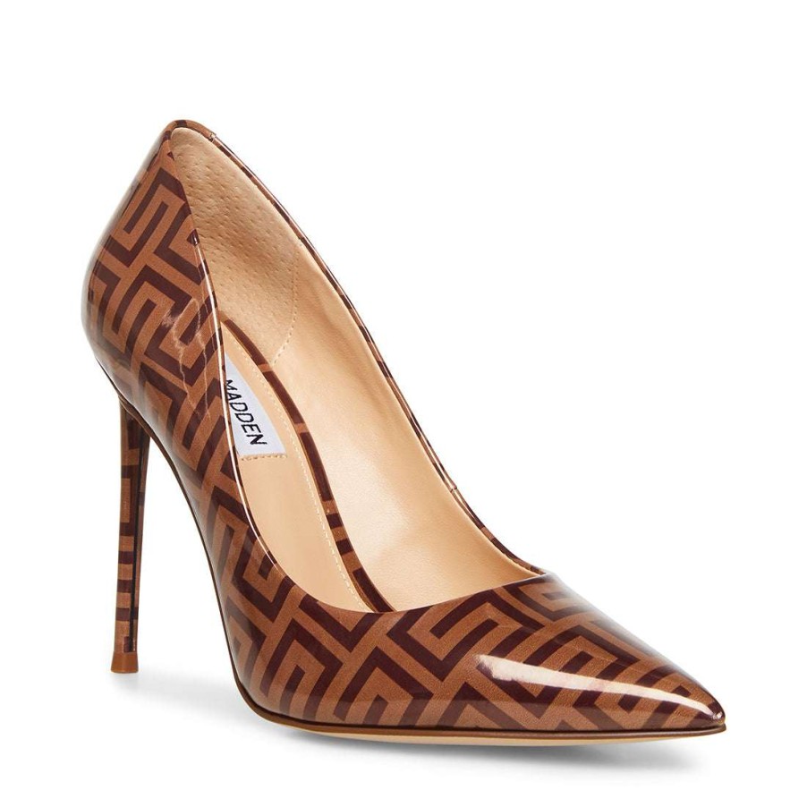 Heels * | Promo Stevemadden Vala Camel/Brown