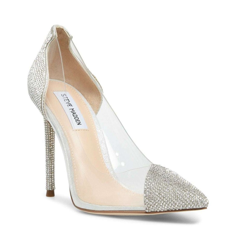 Heels * | Best Deal Stevemadden Malibu-R Rhinestones