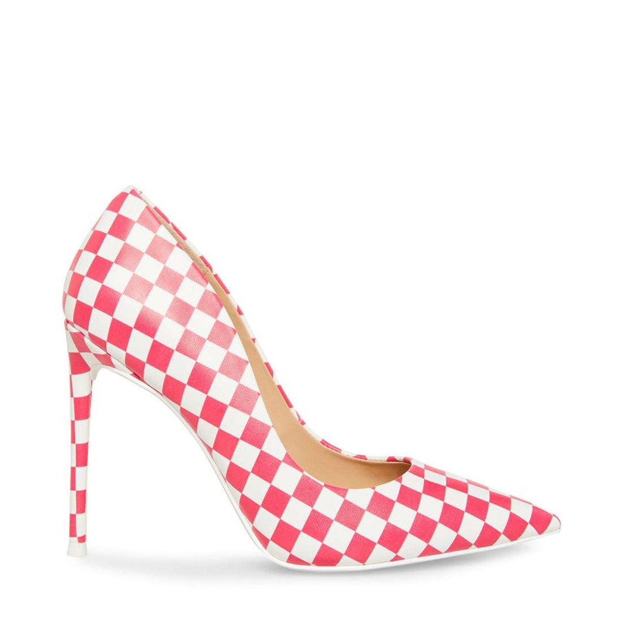 Heels * | Flash Sale Stevemadden Vala Pink/White