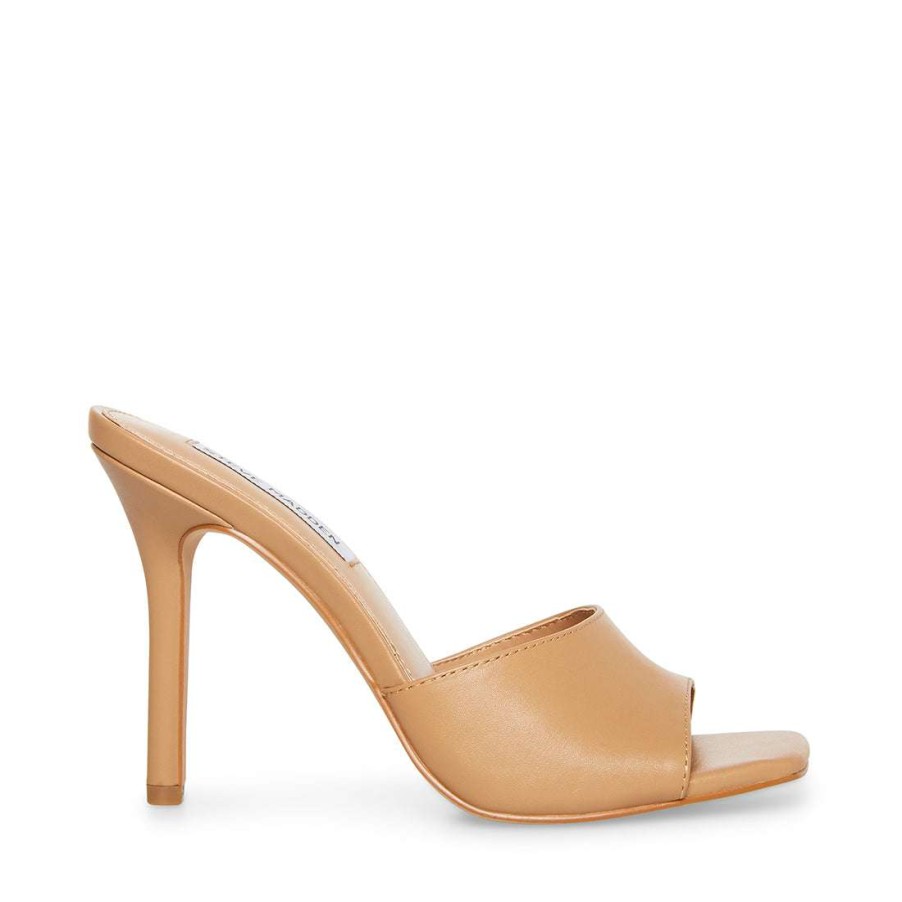 Heels * | Flash Sale Stevemadden Signal Tan Leather