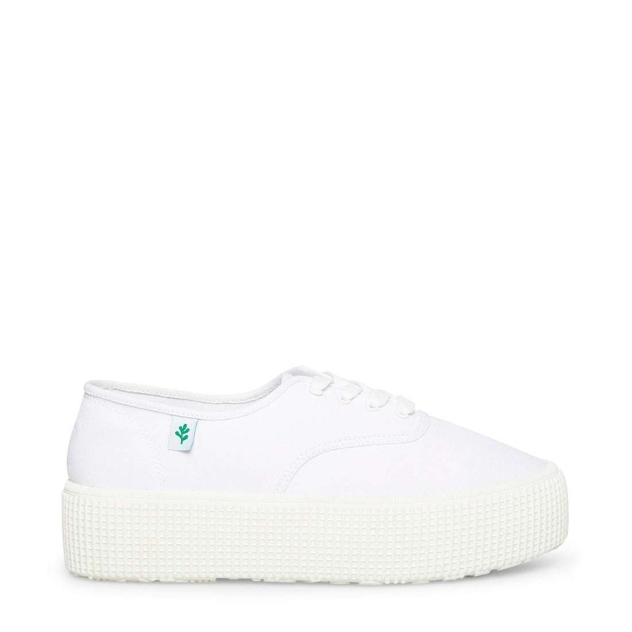 Platforms * | New Stevemadden Stream White Fabric