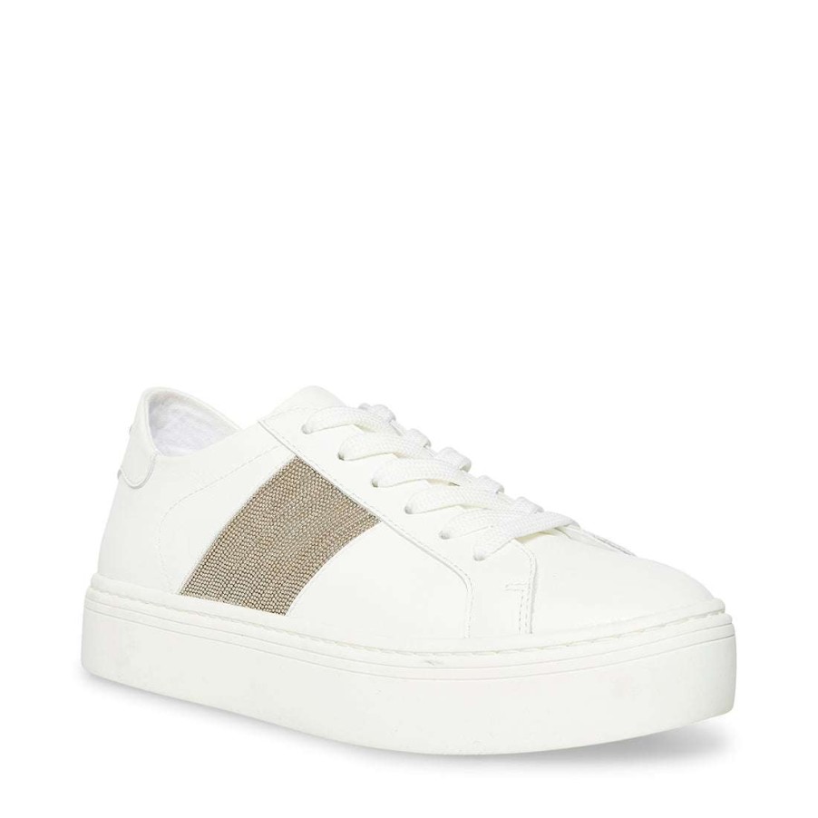 Sneakers * | Best Sale Stevemadden Swept White