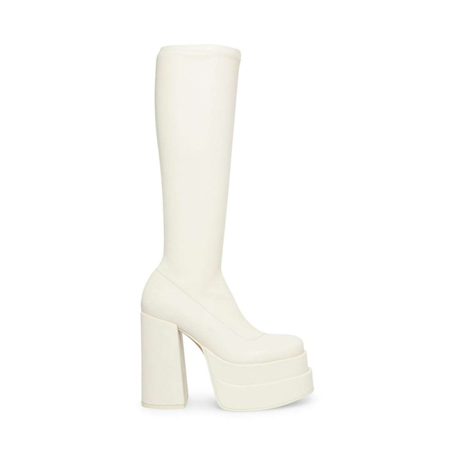 Platforms * | Brand New Stevemadden Cypress Off/White