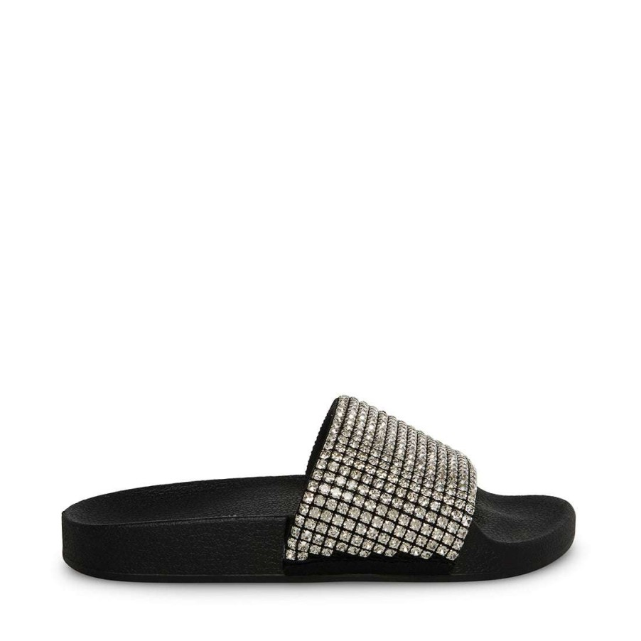 Sandals * | Outlet Stevemadden Sign Black Multi