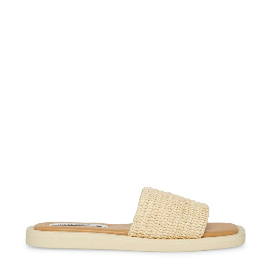 Sandals * | Hot Sale Stevemadden Leigh Natural