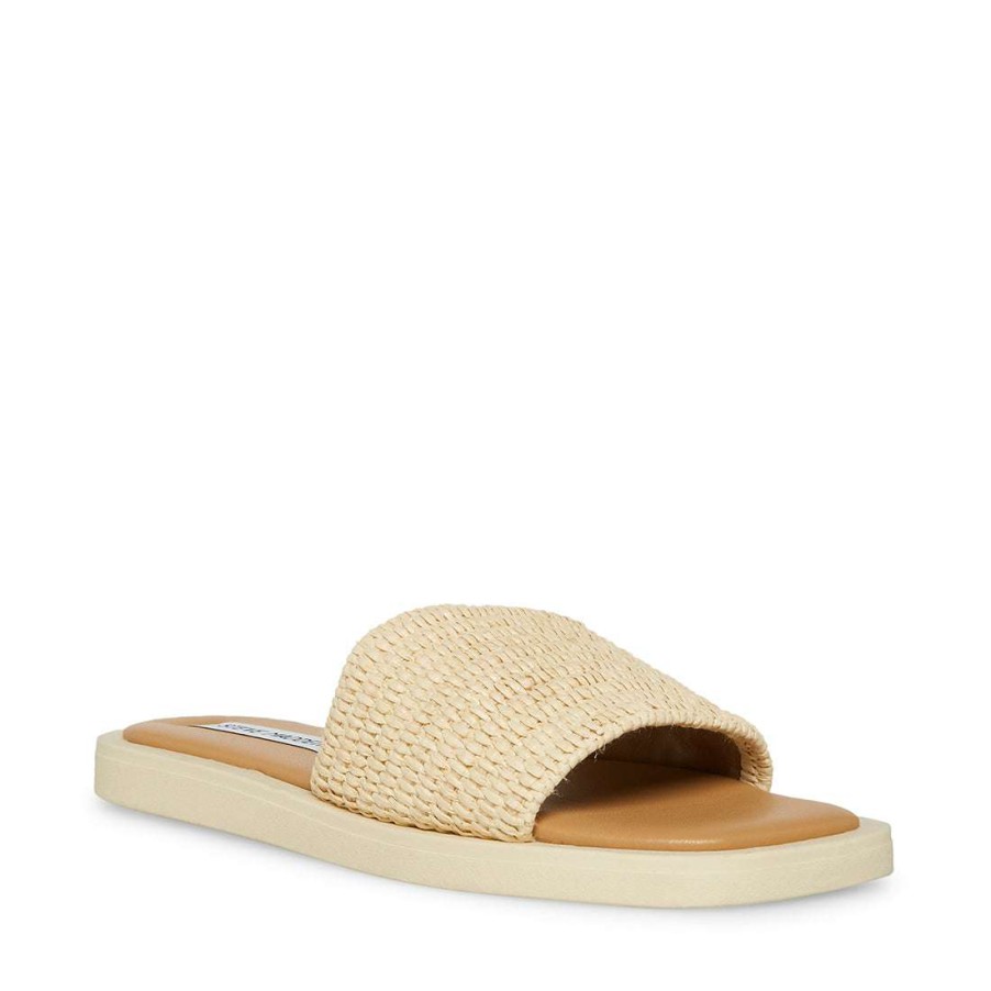 Sandals * | Hot Sale Stevemadden Leigh Natural