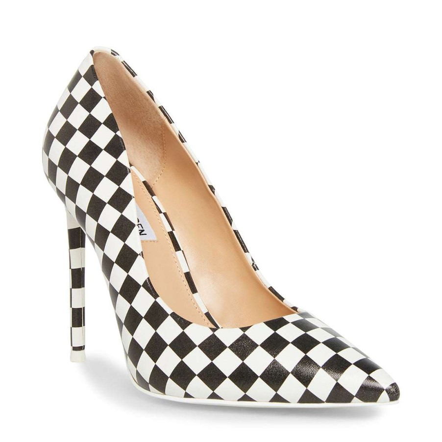 Heels * | Buy Stevemadden Vala Black/White