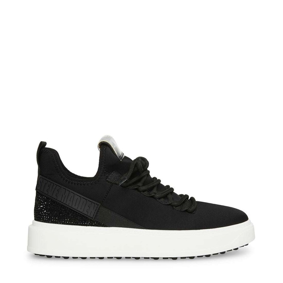 Sneakers * | Cheap Stevemadden Jena Black/Black