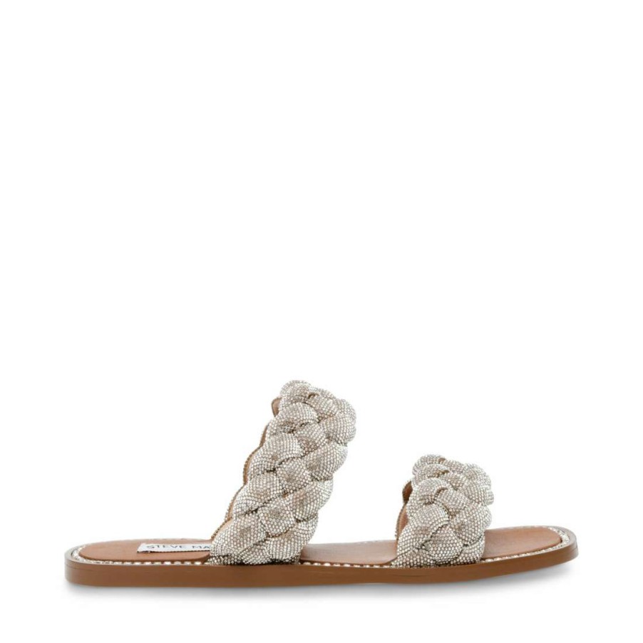 Sandals * | Deals Stevemadden Newbie Rhinestones