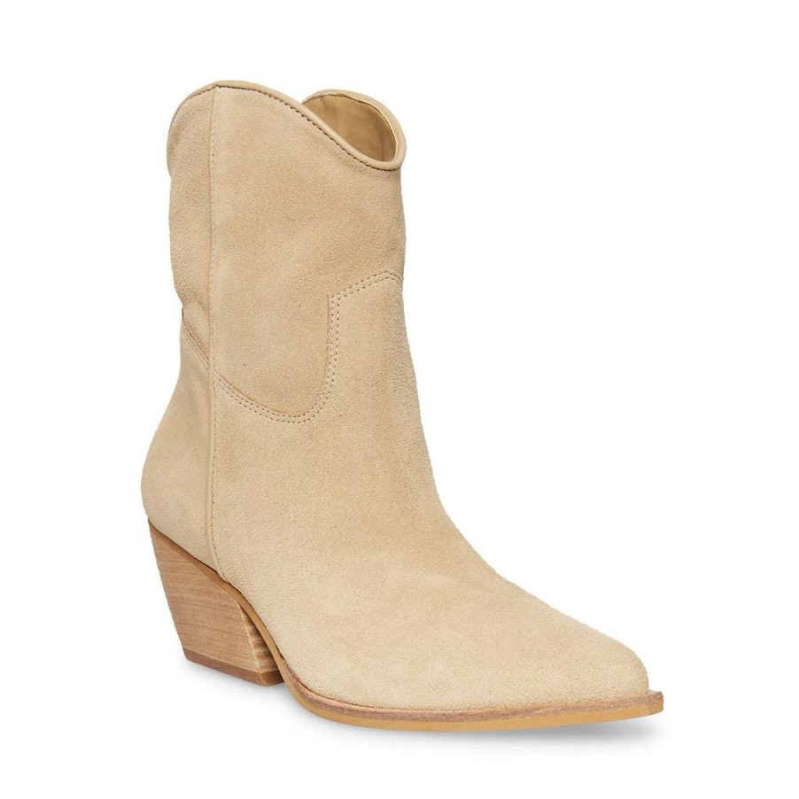 Booties * | New Stevemadden Wolfer Tan Suede