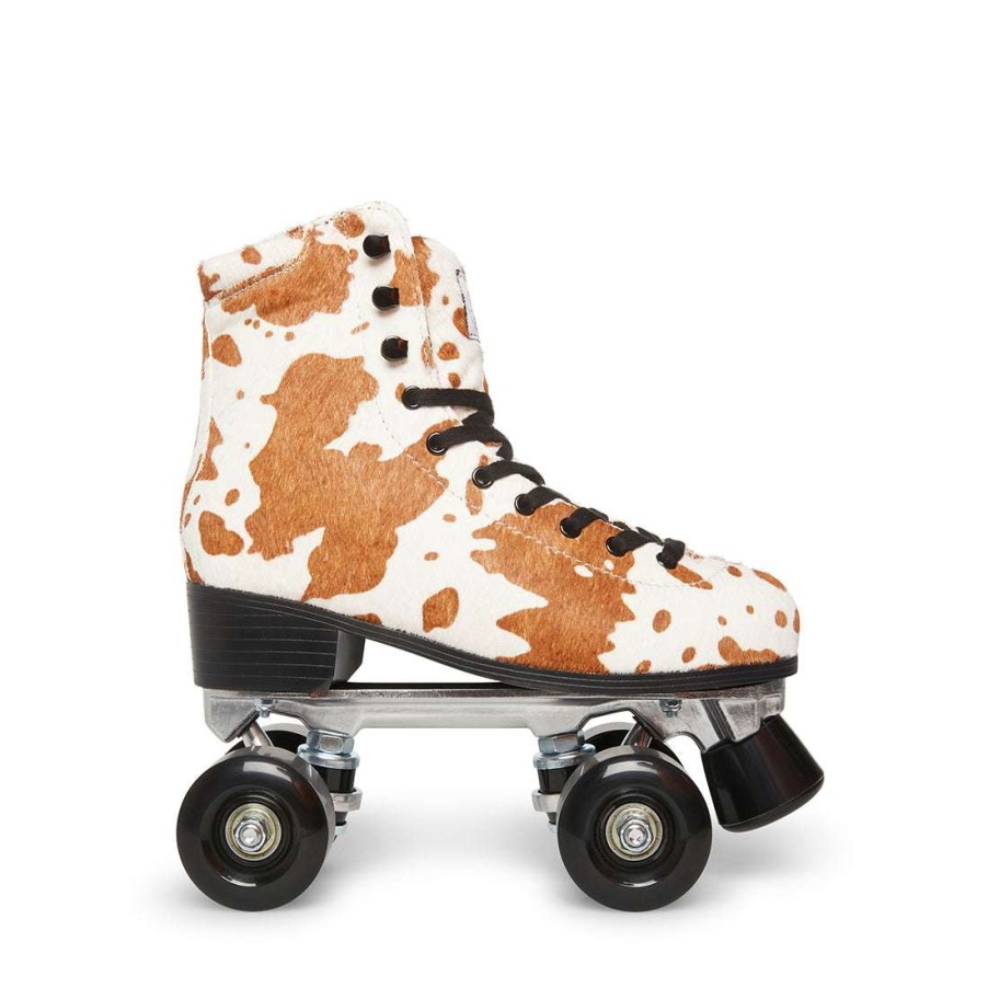 Sneakers * | Best Pirce Stevemadden Sk8R Cow Print