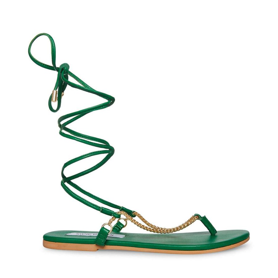 Sandals * | Buy Stevemadden Tyra Green