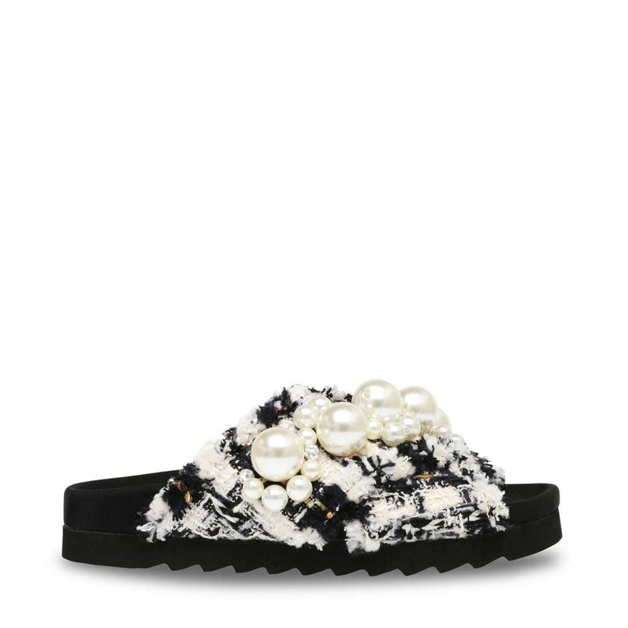 Sandals * | Best Sale Stevemadden Amie White Multi