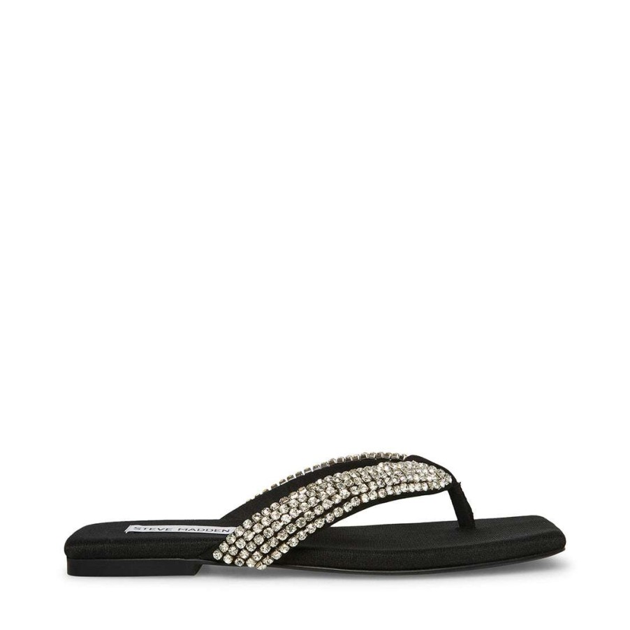 Sandals * | Brand New Stevemadden Diva Black Multi