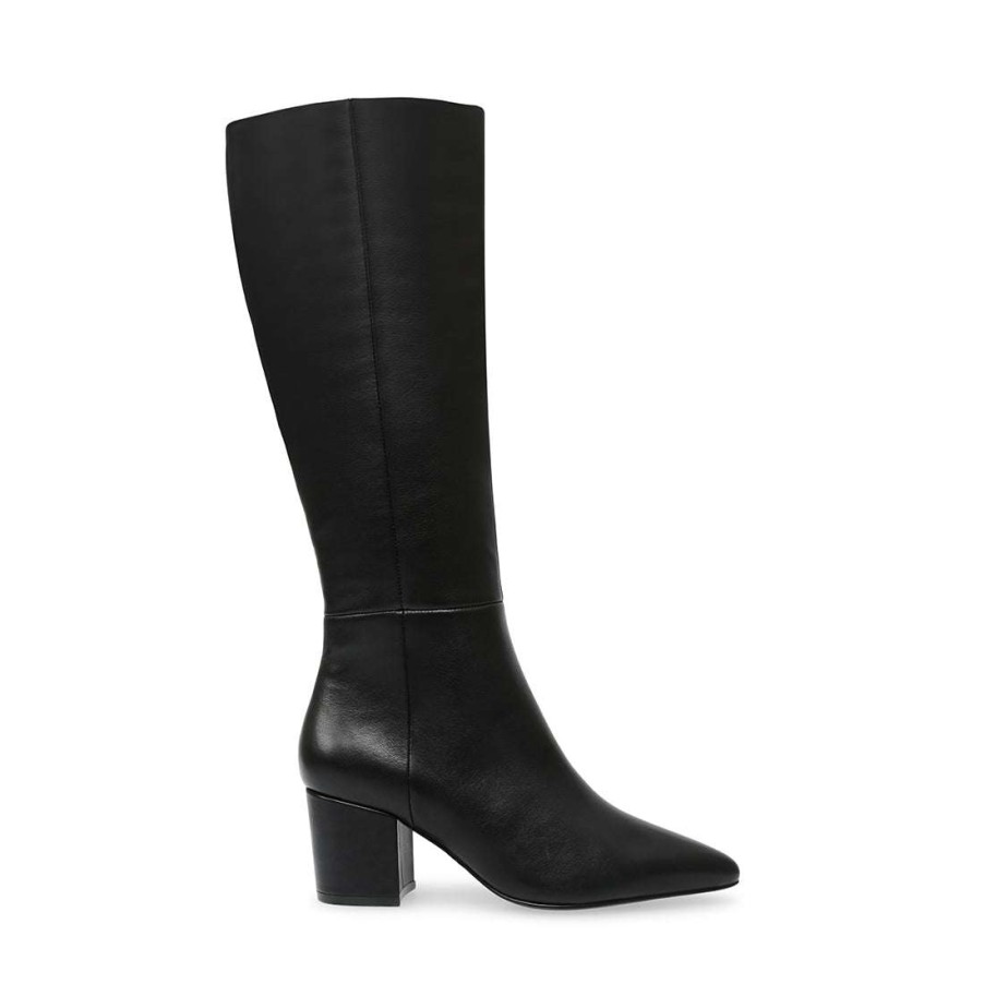 Boots * | Cheapest Stevemadden Forrest Black Leather