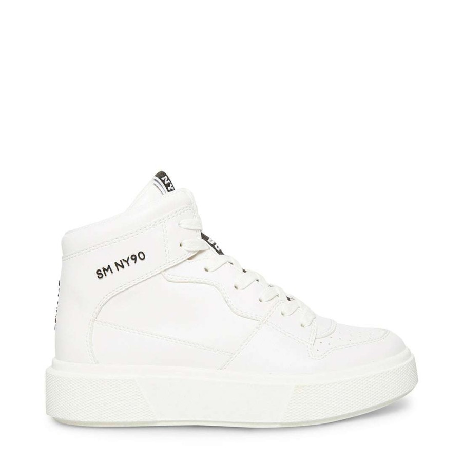 Sneakers * | Top 10 Stevemadden Hoop White