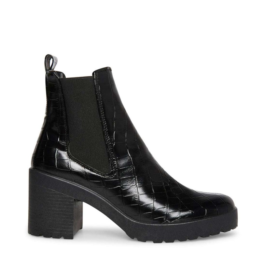 Platforms * | Outlet Stevemadden Lehanna Black Crocodile